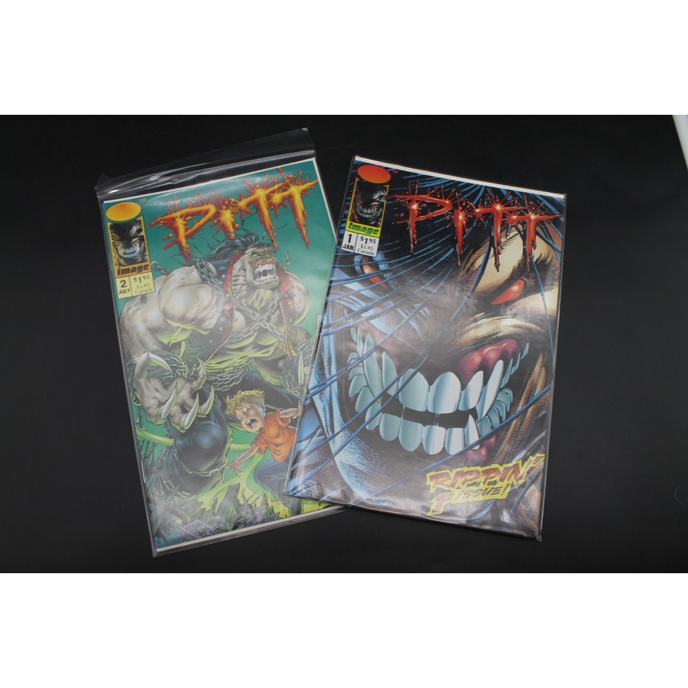 Pitt #1 & 2 Image Comics 1993 Dale Keown 1st Issue Set